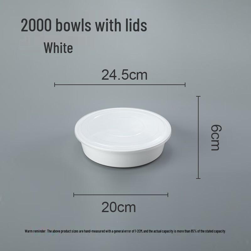 Yueyong Disposable Thickened Round Takeaway Food Containers