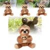 Cute Sloth Plush Toy Mother And Baby Soft Stuffed Animal Doll Kids Gift 20cm And 30cm