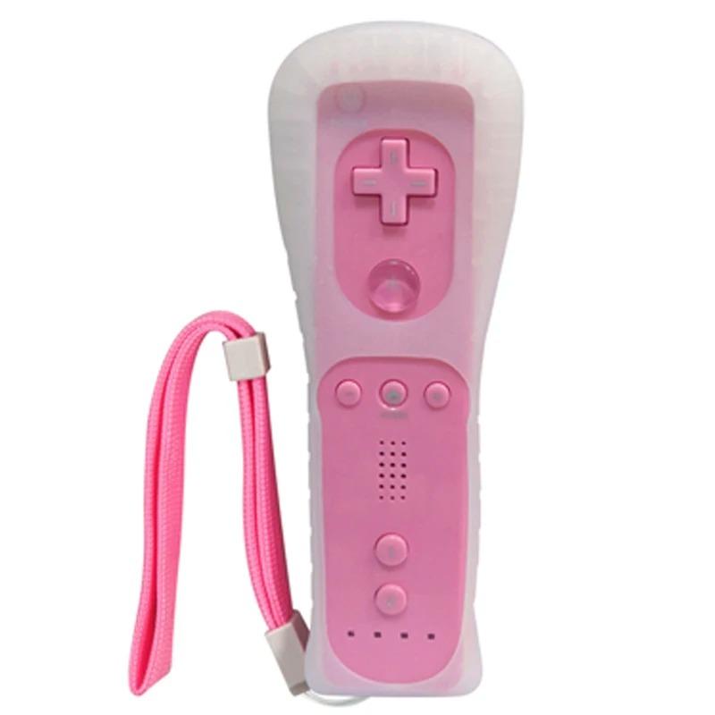 For Wii/Wii U Wireless Controller Set – Left Nunchuk Joystick / Right Vibration Remote with Silicone Cover & Wrist Strap