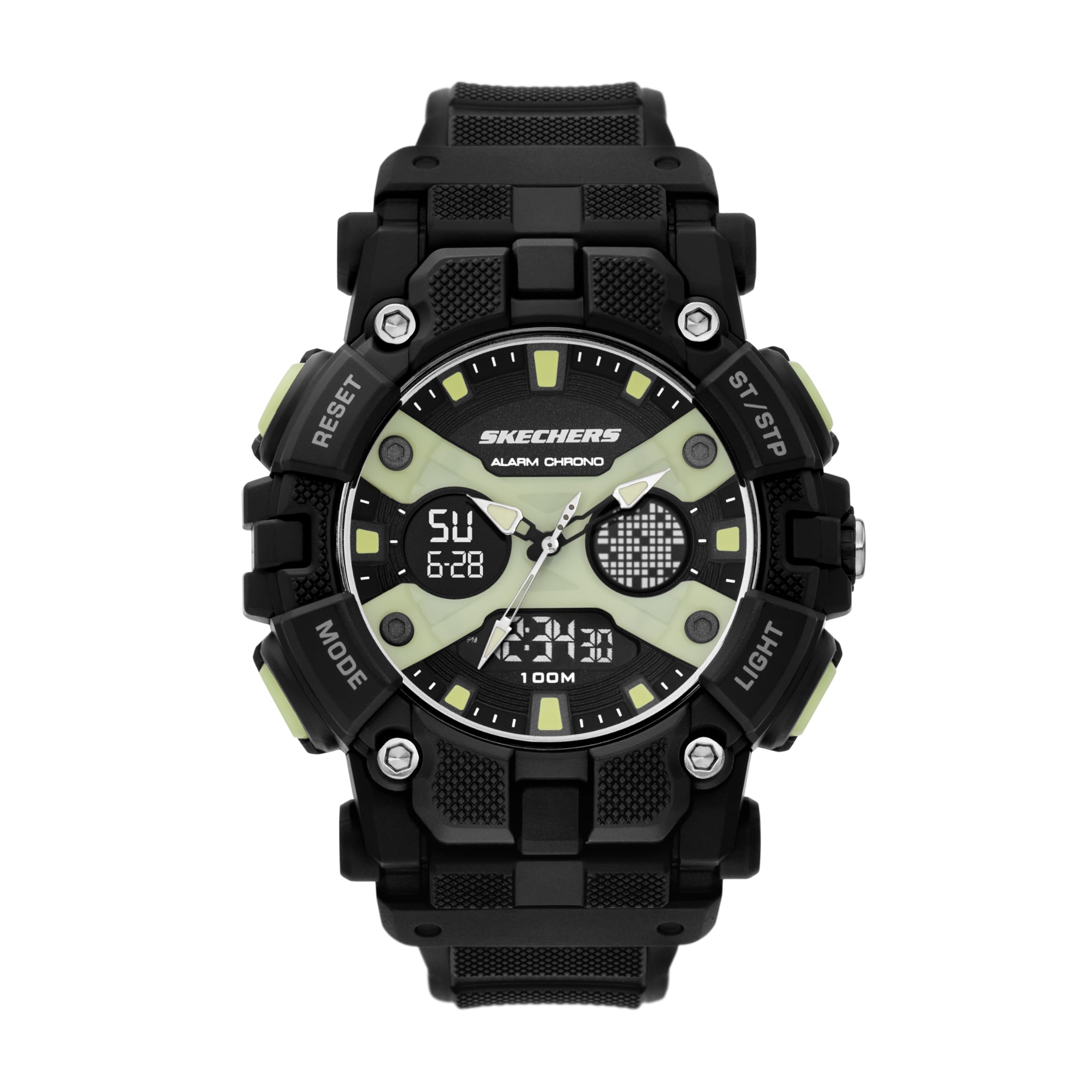 

Skechers BONHILL SR1190 Black Men s Watch, чорний