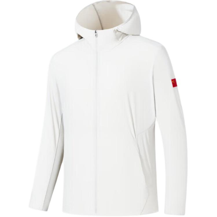 

Anta Champion All-Weather Series Hooded Zipper Solid Color Casual Jacket Men jackets 152620610-1 L