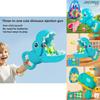 Dinosaur Shooting Target Toy With Launching Gun For Kids Indoor Play