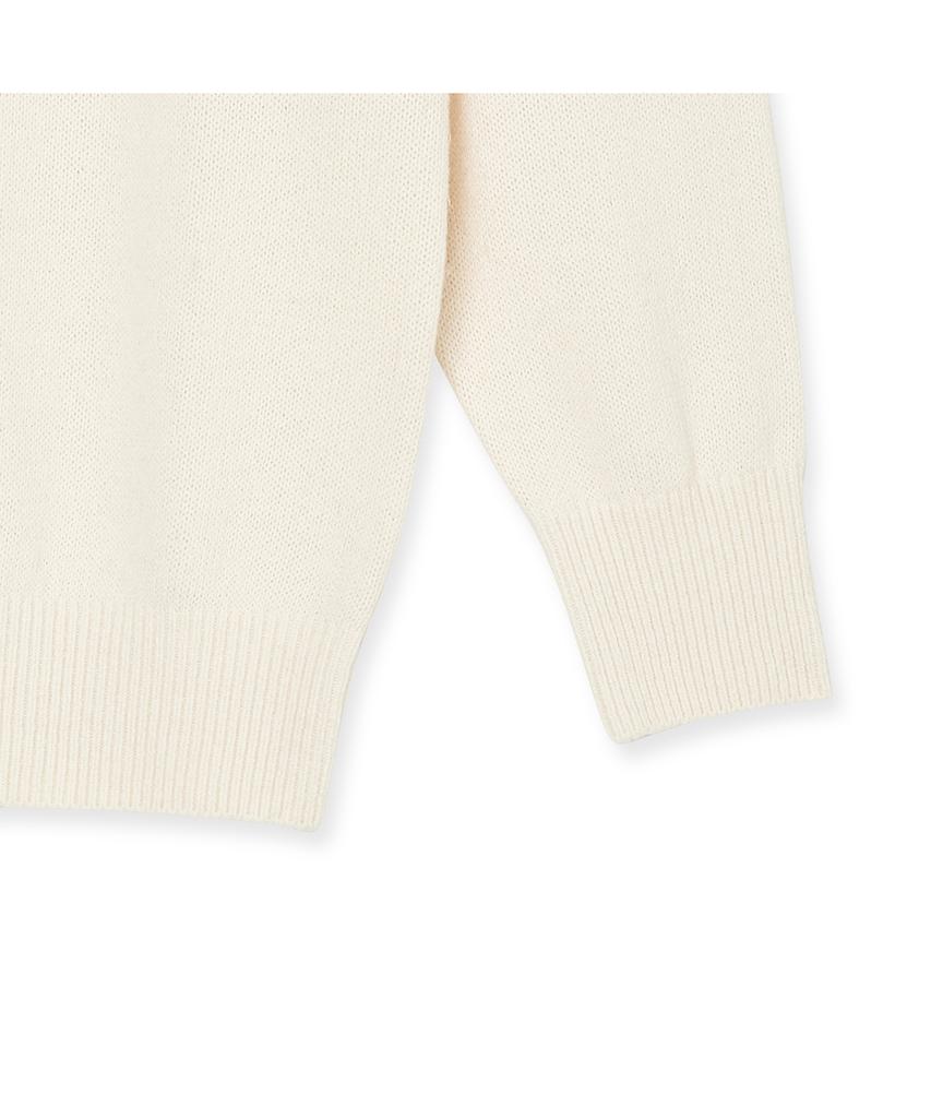IOLO Women'S Puff Sleeve Round_Ivory