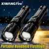 Super Bright LED Flashlight USB Rechargeable Flashlights with Tactical Zoom High Power Spotlight Outdoor Camping Fishing Torch