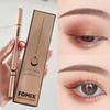 Double-ended Eye Makeup Pen, Quick-drying, Waterproof, Sweat-resistant, Long-lasting, Not Easy To Smudge, Water Eyebrow Pencil Eyeliner