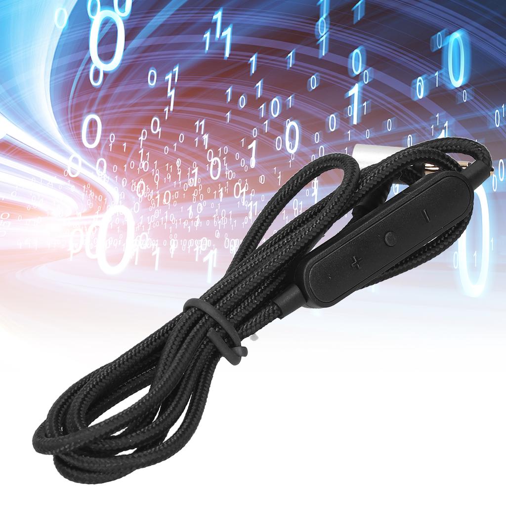 1.2m Headphone Audio Cable with Volume Microphone Control for Sennheiser Momentum Headset