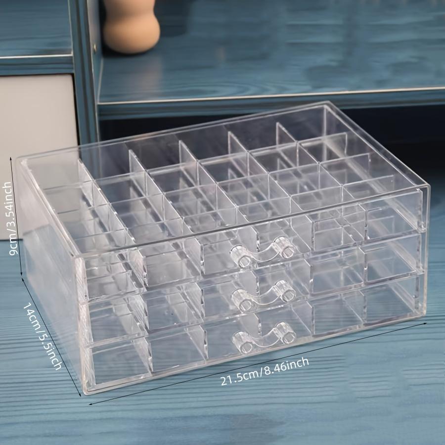 Vetrina Cristallo - Scatola di Stoccaggio in Plastica Trasparente Per Collezioni di Pietre Naturali, Rocce & Gemme