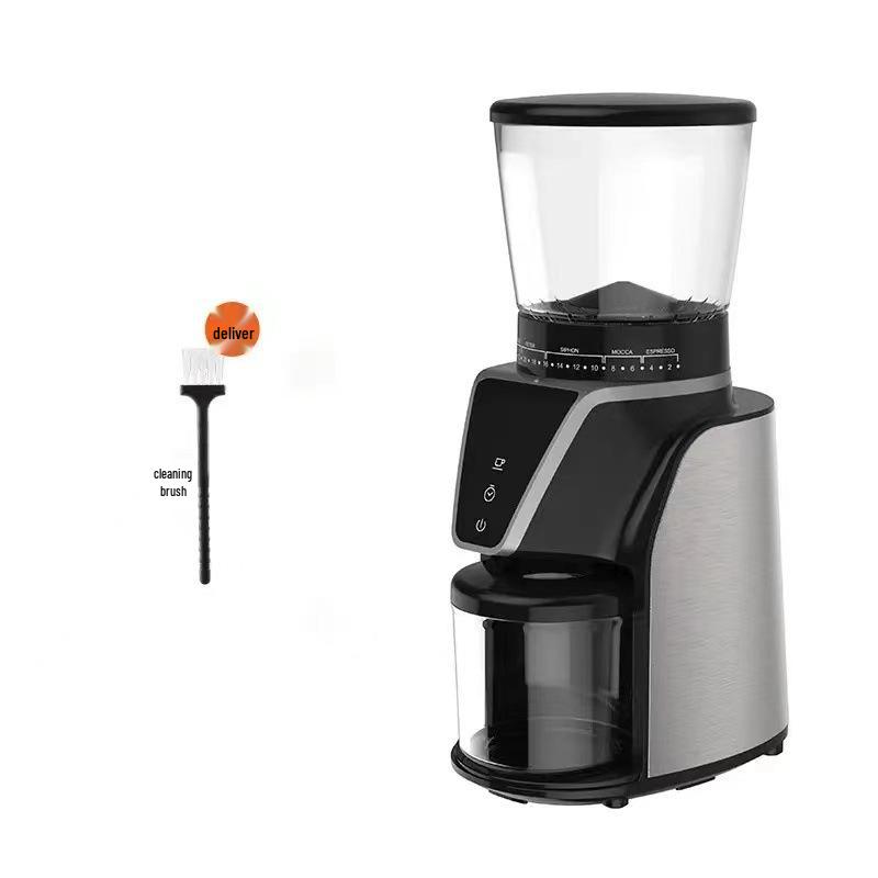 

Italian Electric Coffee Bean Grinder: Compact Household & Commercial Use