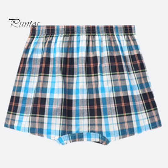 Men Elastic Cotton Loose Underpants Soft Stretchy Blended Panties