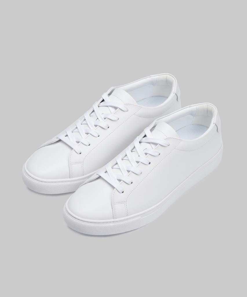 Musinsa Standard Leather Court Sneakers [White]