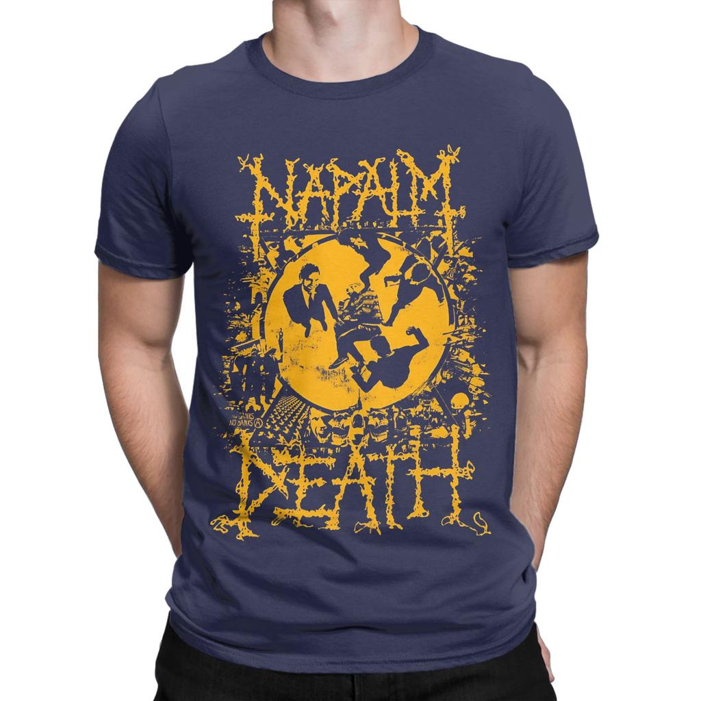 Napalm Death Graphic Funny 100 Cotton TShirt Deicide Tops Tees For Unisex