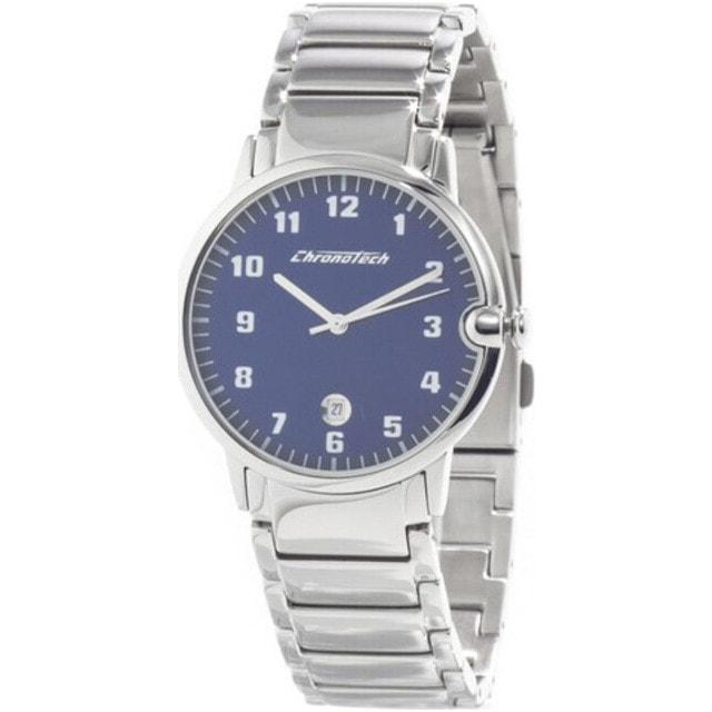 Мужские наручные часы с серебряным браслетом Chronotech CT7325M-03M ...