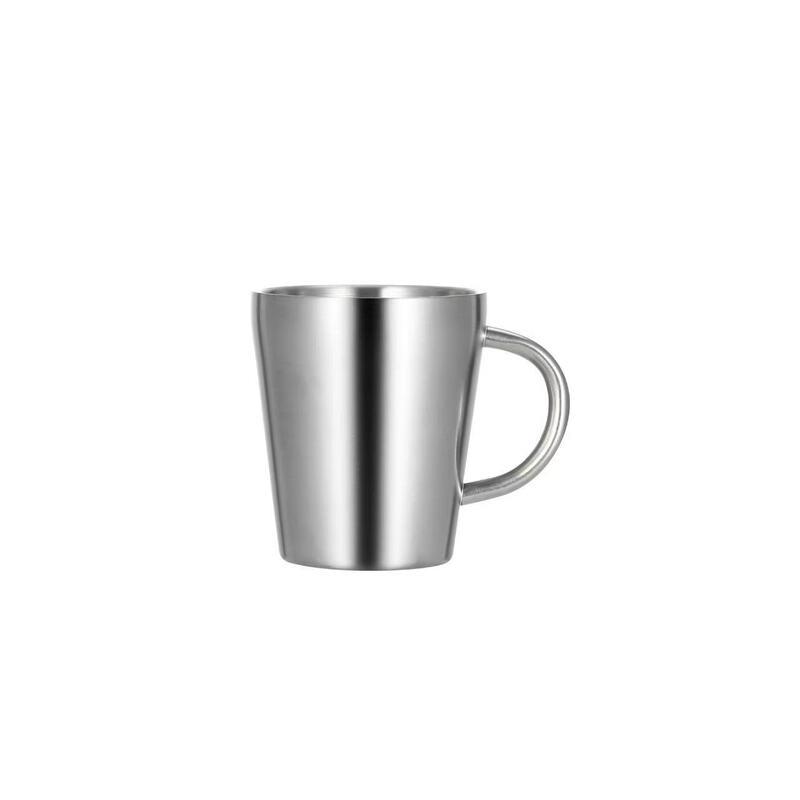 Diamond Pattern Double-Walled Stainless Steel Mug