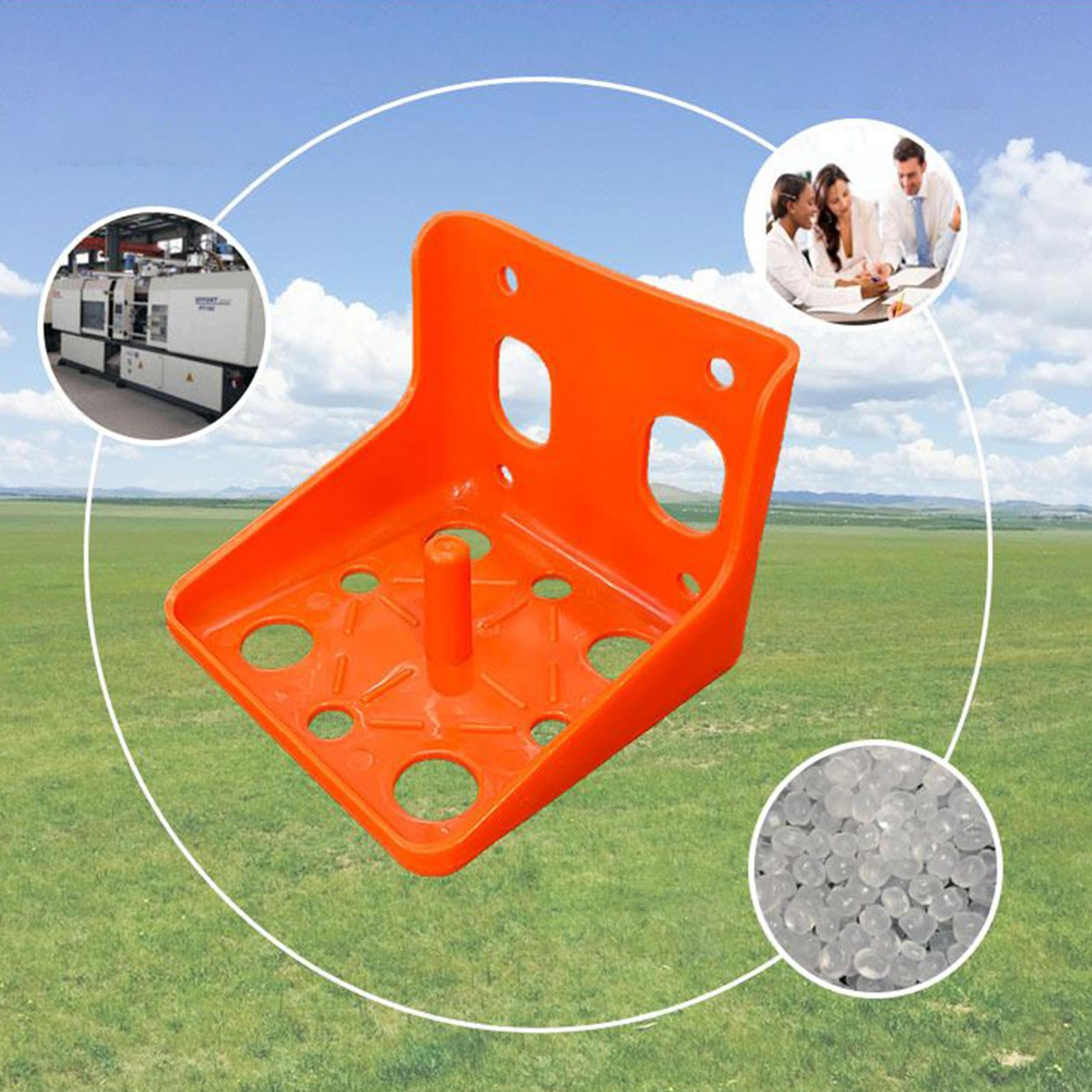 Salt Block Holder For Horses Mineral Display Stand Horse Mineral Block Holder For Cow Deer Goat Sheep Livestock Licking Eating rosso