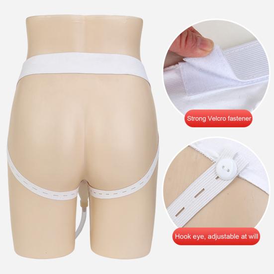 Wearable Urine Collector Breathable Fixative Pant Silicone Catching Capsule with 2000ml 1000ml Drainage Bags And 1.2m Catheter