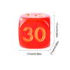 50Pcs Damage Indicator Dices Acrylic Six Sides Game Dices Animation Character Damage Counter Dices Easy to Read Number