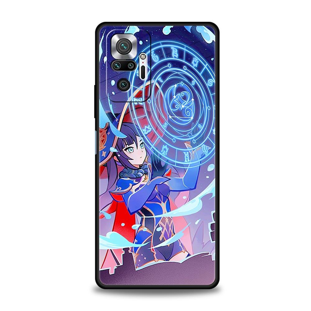 For Redmi 10C Cases Funda Genshin Impact Soft Phone Case For Xiaomi Redmi Note 12 11 9S 9 8 10 Pro Plus 7 9T 8T 9C 9A 8A Cover
