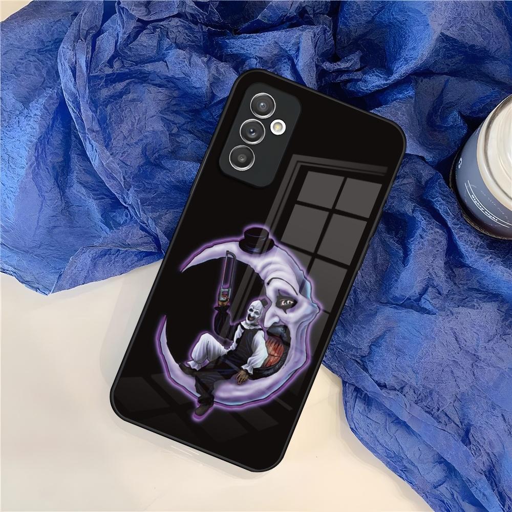 Horrorfilm-Terroristen-Handyhülle für Samsung S25 S24 S30 S21 S23 S20 S22 Fe S10 E S9 Note 20 Pro Ultra Plus Glasabdeckung