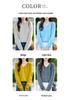 Women's Loose V-Neck Cable Knit Wool Sweater - 100% Pure Cozy Knitwear for Autumn/Winter