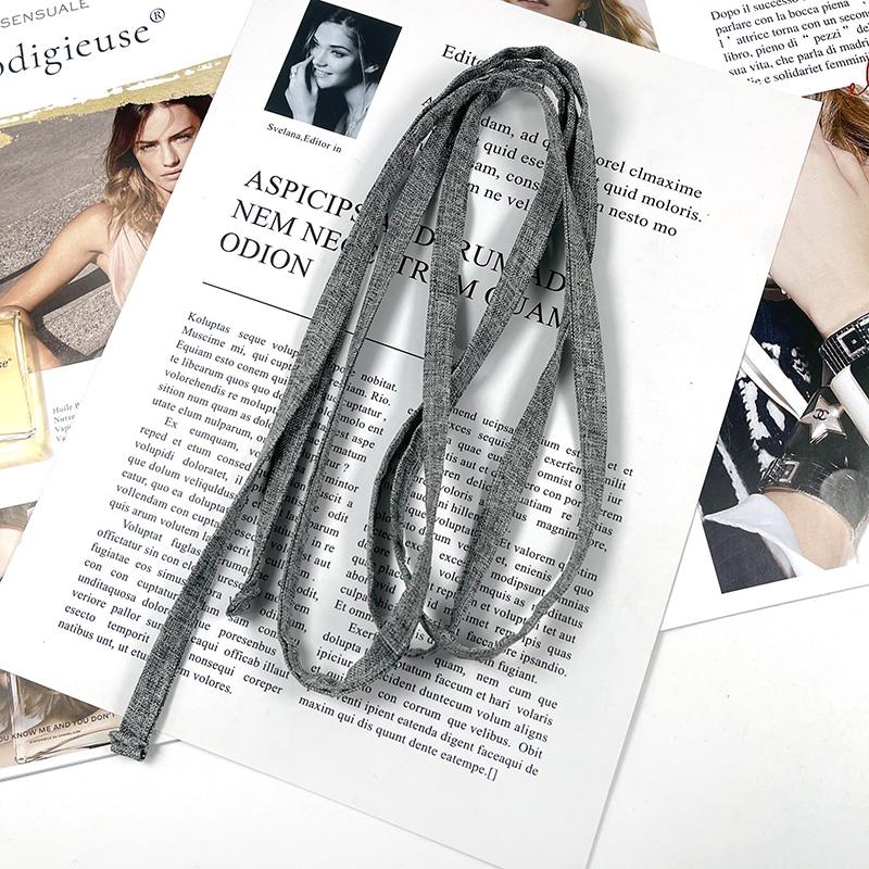 Spring/Summer Thin Tie & Belt Set: Solid Color, Versatile & Simple Clothing Accessories