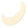 Moon Shape Mirror Wall Sticker Acrylic Decorative Background Decal for Home Office CorridorGold
