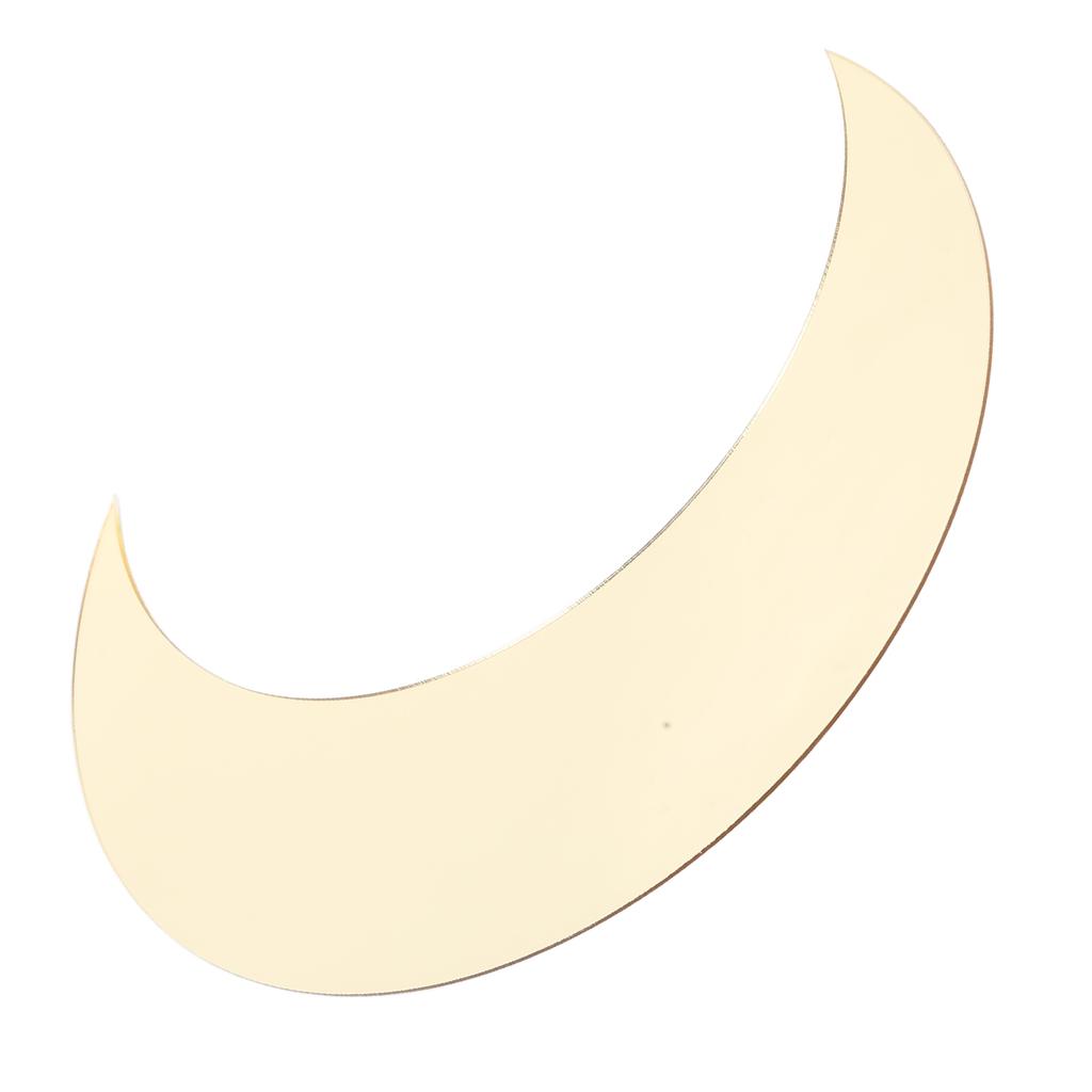 Moon Shape Mirror Wall Sticker Acrylic Decorative Background Decal for Home Office CorridorGold