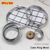 6Pcs/Set Round Circle Wedding Cake Tools Stainless Steel Cake Gum Paste Mould Cake Ring Mold