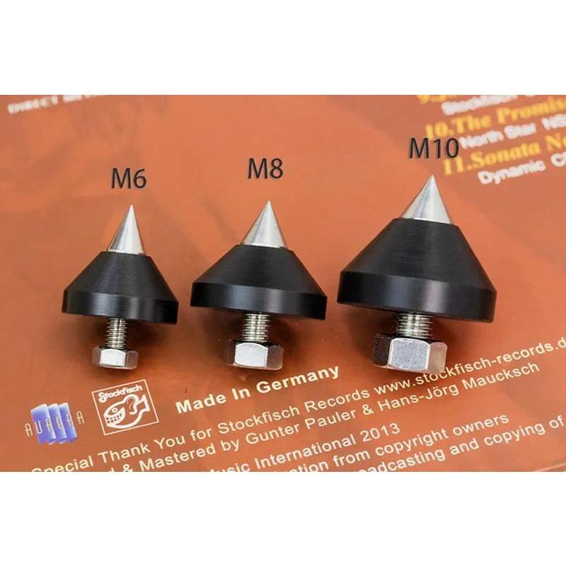 4PCS HiFi Audio 316 Stainless Steel Speaker Amplifier Rack Stand Isolation Damping Feet Pad Nail Shock Spikes