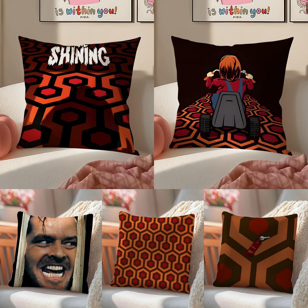 Horror Movies T Linghting The SShinings Cushion Cover Silky Elegant Comfort Sofa Bed Invisible Zipper Beach Pillowcase