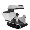 Controller Charging Dock Station with VR-Headset Display Stand Controller Charger-Station & LED Indicators Compact-size
