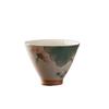 Hand-painted Kung Fu Tea Cup Lotus Graphic Tea Tasting Cups Ge Kiln Ceramic Tea Cup  Gift