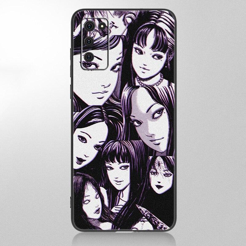 Anime Junji Ito Tees Horror Case For Samsung Galaxy A12 A02S A22 A32 A52 A72 A71 A51 A41 A31 A21 A11 A50 A70 A10S A20S Cover
