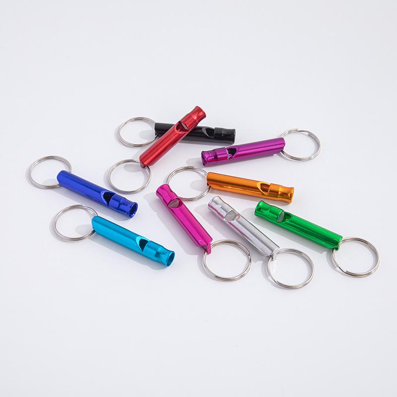 

Свисток для выживания из алюминиевого сплава для улицы, тренировок по пожарной безопасности и спасения жизни для судей Silver