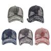 Popular WashedFabric Baseball Hat Distress Baseball Hat Women Beach Hat Photowear Sun Hat Outdoor Sport Camping Hat