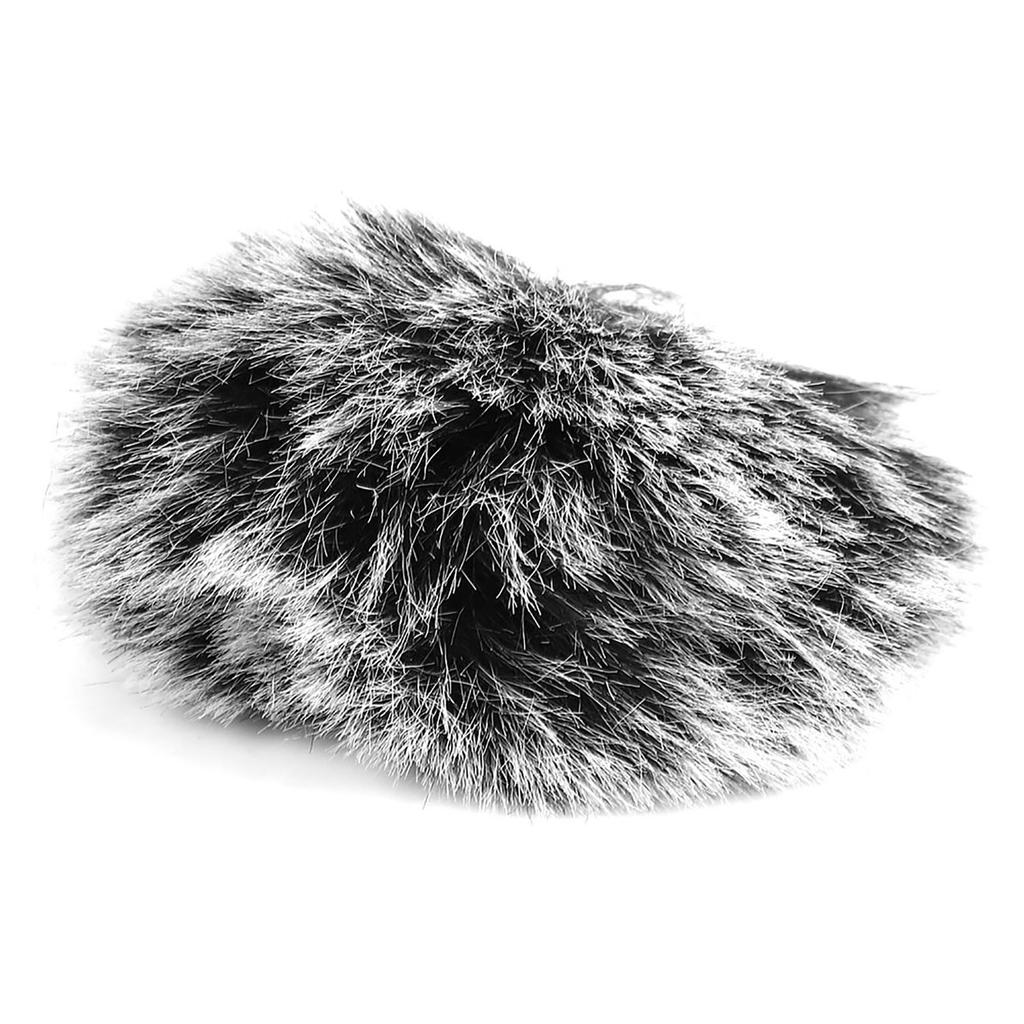 Durable Black Microphone Furry Cover Windscreen Windshield Muff Fur for Wm6 WM8 M1