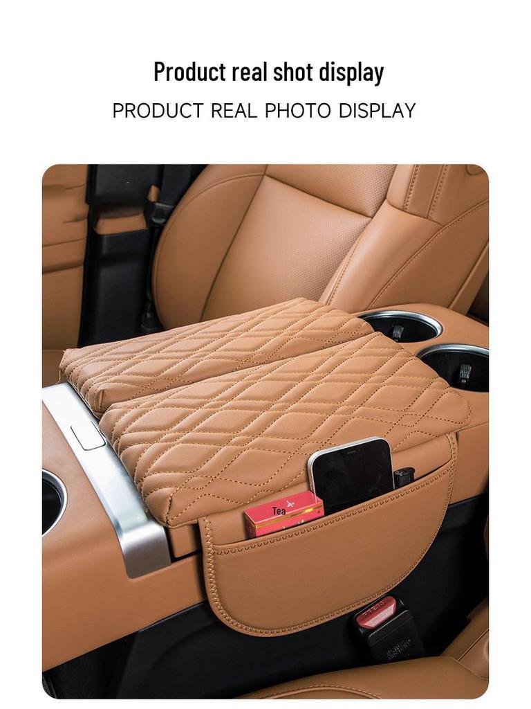 BYD Denza D9/N7/N8 Kožená podložka chrániče loketní opěrky