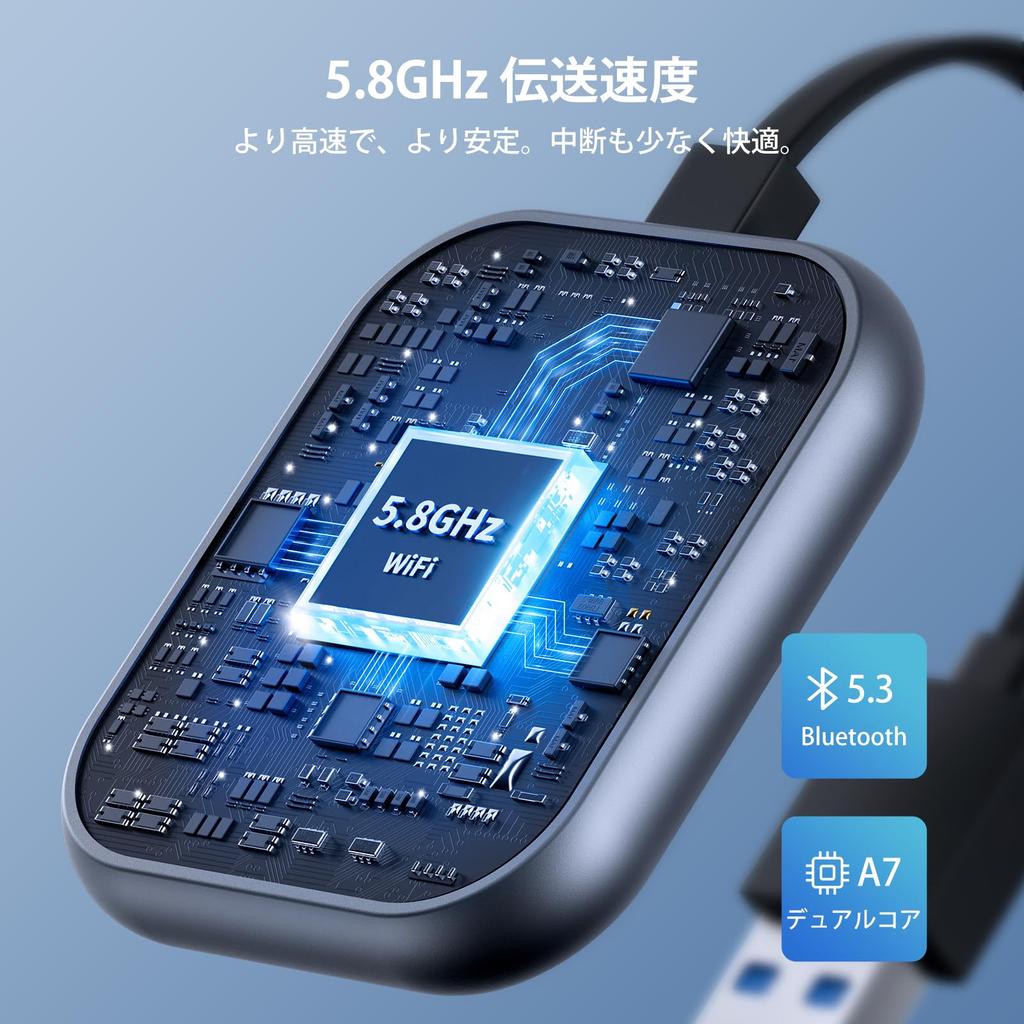 CarPlay Wireless 2 In 1 Car Play, Android Auto Adapter, Compatible with Apple Carplay,