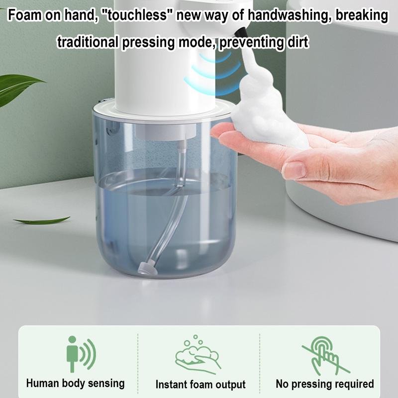 Automatic Foam/Gel Soap Dispenser 4 Gears Infrared Sensor Dish Soap Dispenser IPX5 Waterproof Kitchen Bathroom Accessories
