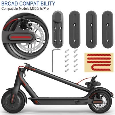 Wheel Cover Protect Shell Sticker For Xiaomi Electric Scooter Pro 1S M365 Front And Rear Safety Reflective Wheel Hubs Cap Parts