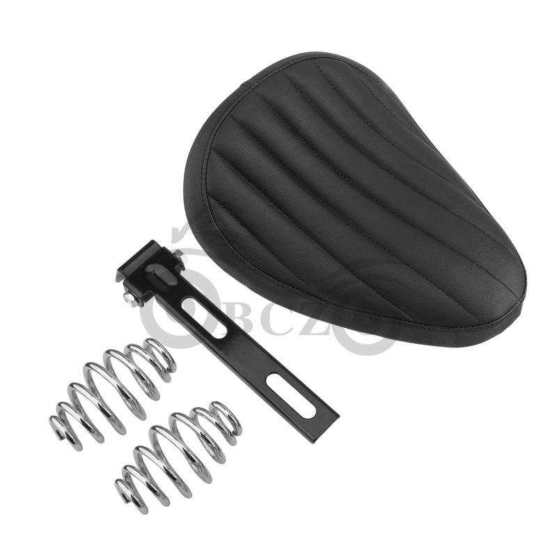 Harley Retro Motorcycle Spring Seat Cushion Bag Cushion + Bracket + Spring