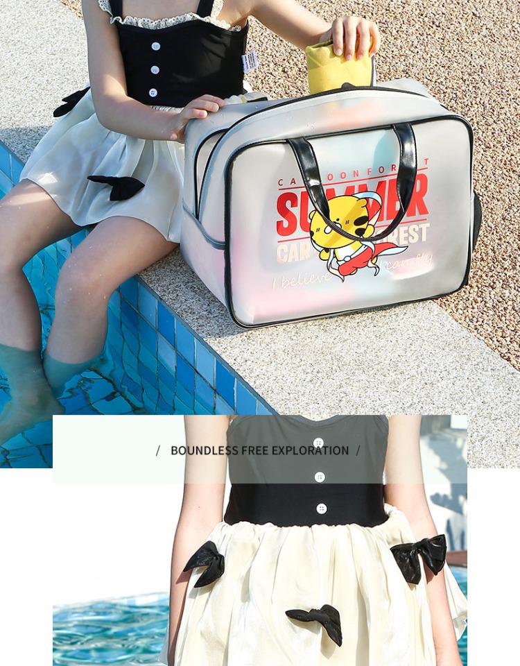 Waterproof Large Capacity Kids' Swim Bag with Dry/Wet Separation