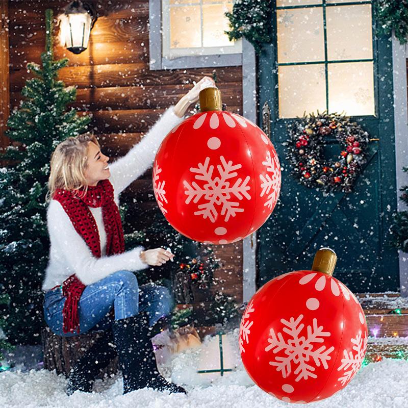 2026 Pvc Christmas Decoration Balls Outdoor Outdoor Hanging Tree Lantern Balls, Indoor Shopping Mall Bar Decorations