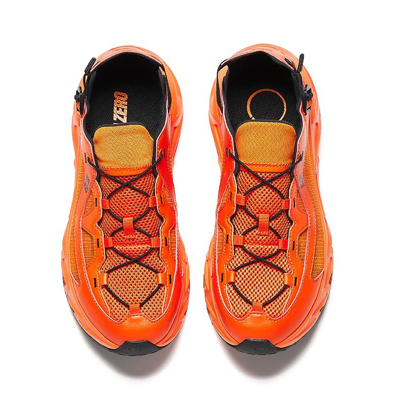 Anta Wuyi Stream Hiking Shoes Summer 2026 Fluorescent Outdoor Functional Shoes Men Shoes Orange Black 912626650-5