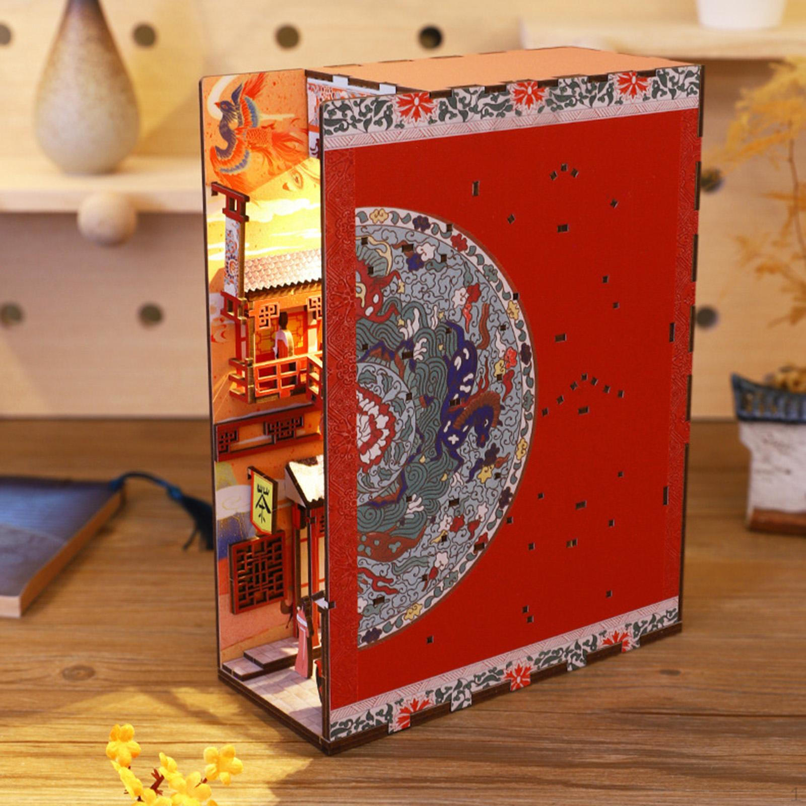 

Creative Miniature Doll House with LED & Furniture Accessory 3D Puzzle Self Birthday Gifts Style A