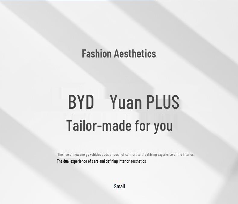 2024 BYD Yuan Plus Honor Model Cartoon Car Seat Cover, Full Surround, All-Season Cushion.