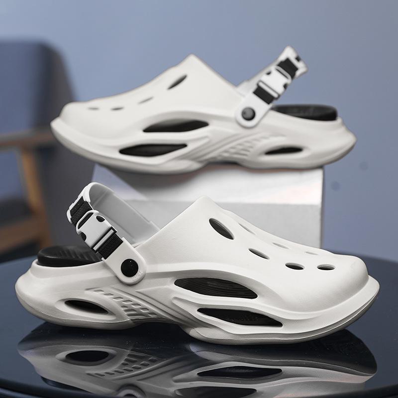 

Men s Summer Casual Thick-Soled EVA Beach Sandals - Trendy Hole Design 44-45