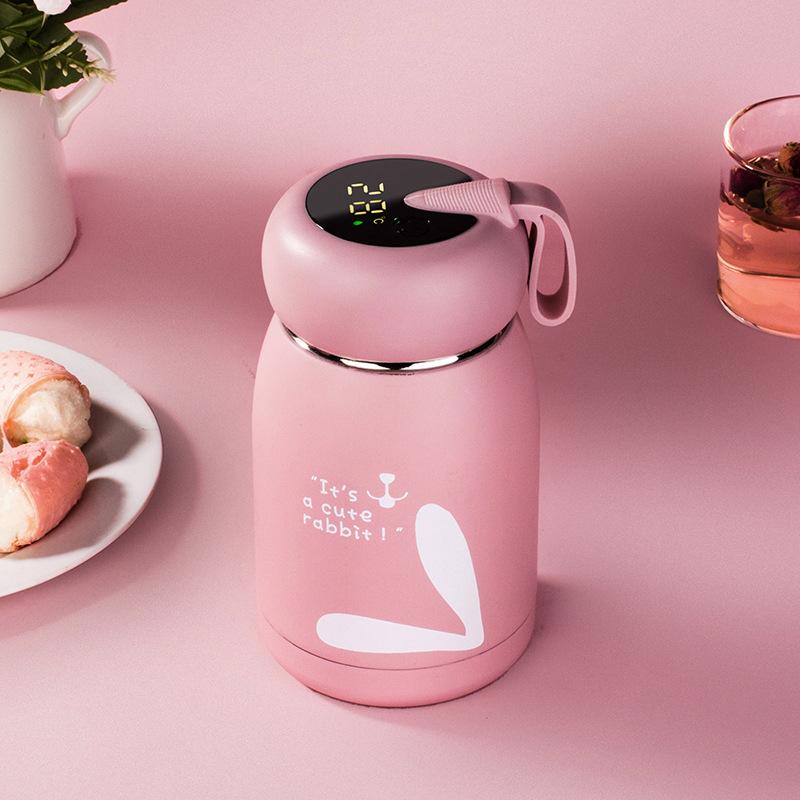 320ml Stainless Steel Thermos Water Bottle For Children Smart  Insulation Cup Temperature Display Thermal Mug Insulated Bottle