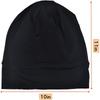 2er-Pack Satin-Schlafhaube, Seidengefütterte Haube für lockiges Haar, Chemo-Kappe, Atmungsaktive Nachtkappe für Männer/Frauen (Schwarzgrau)