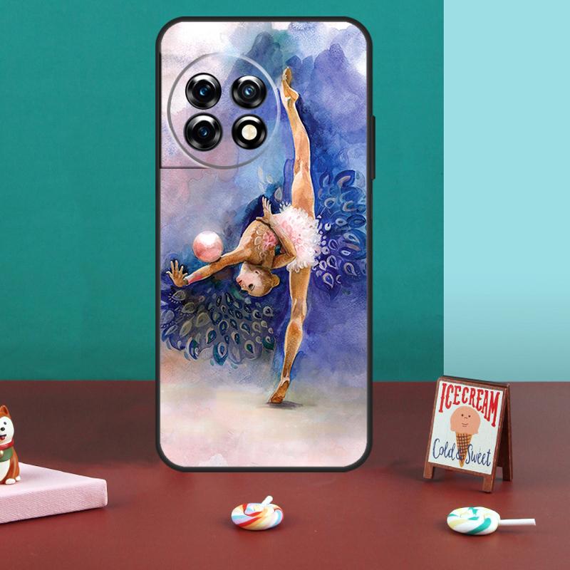Gymnastics Oil Painting For OnePlus 13R 12R 10R 13T 10T 8T 11 12 13 15 Case For OnePlus Nord 5 CE 2 3 4 Lite N20 N30