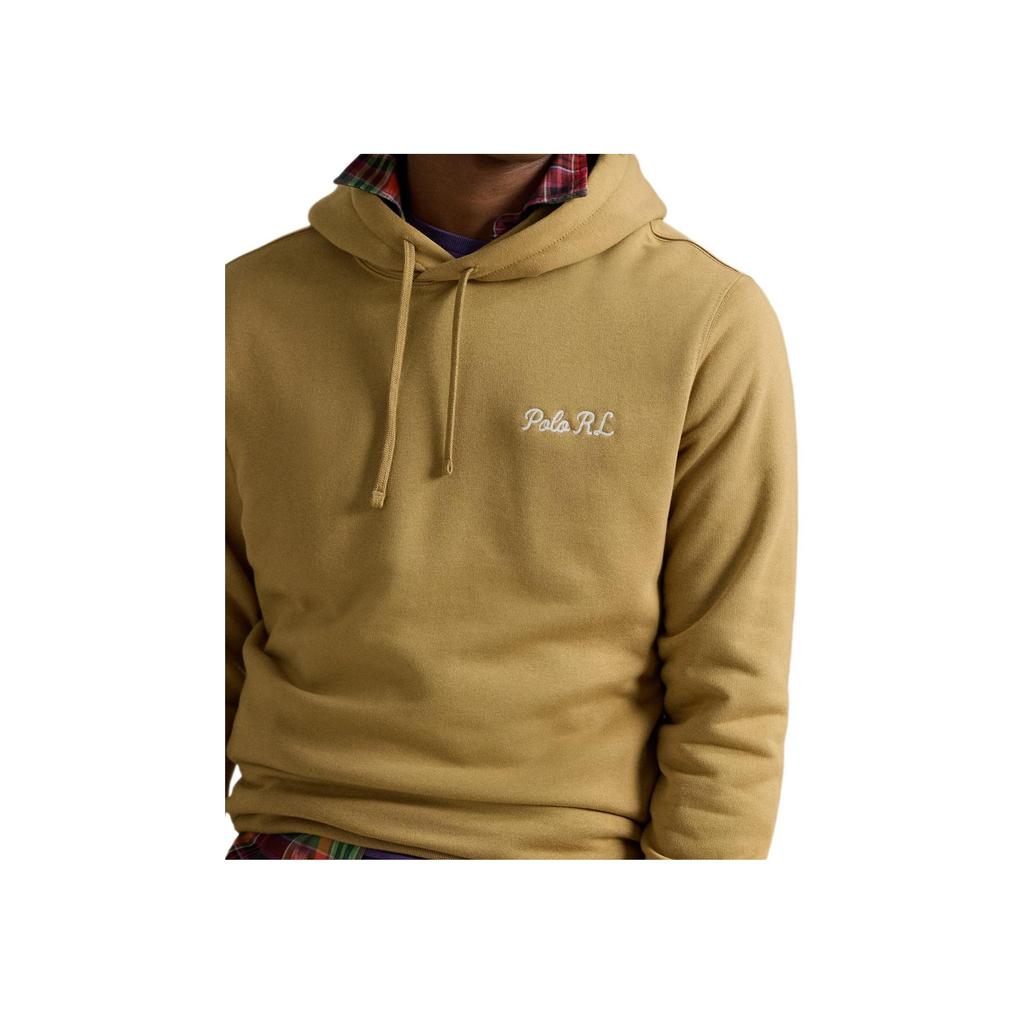 Polo Ralph Lauren Solid Color Hooded Pullover Sweatshirt Men Sweatshirts Yellow 710958449-001